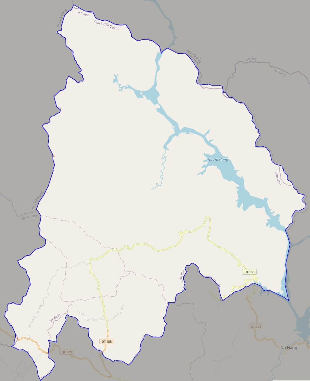 Bản đồ Vuaboss hoatdong huyện Lâm Bình