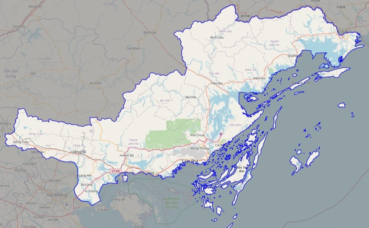 Bản đồ Vuaboss hoatdong tỉnh Quảng Ninh