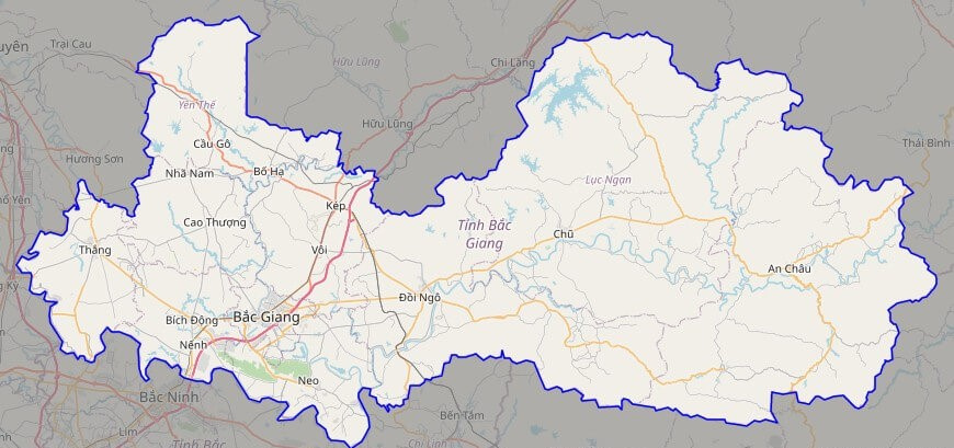 Bản đồ Vuaboss hoatdong tỉnh Bắc Giang