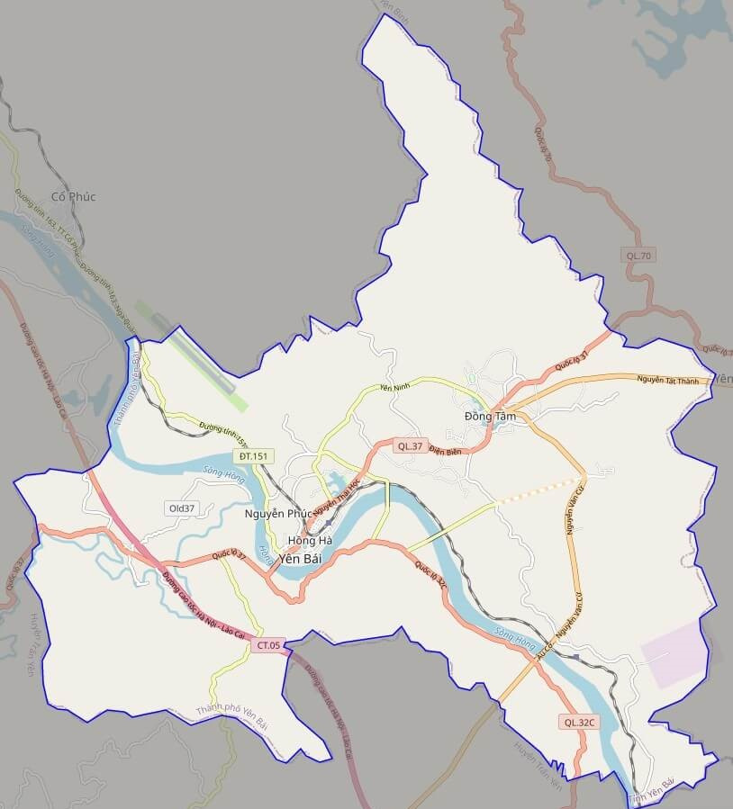 Bản đồ Vuaboss hoatdong thành phố Yên Bái