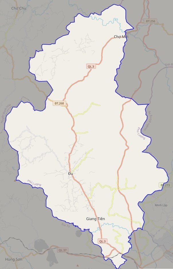 Bản đồ Vuaboss hoatdong huyện Phú Lương