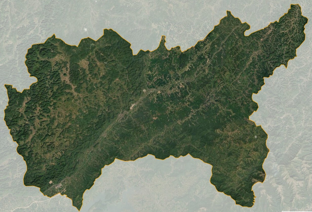 Bản đồ vệ tinh huyện Chi Lăng