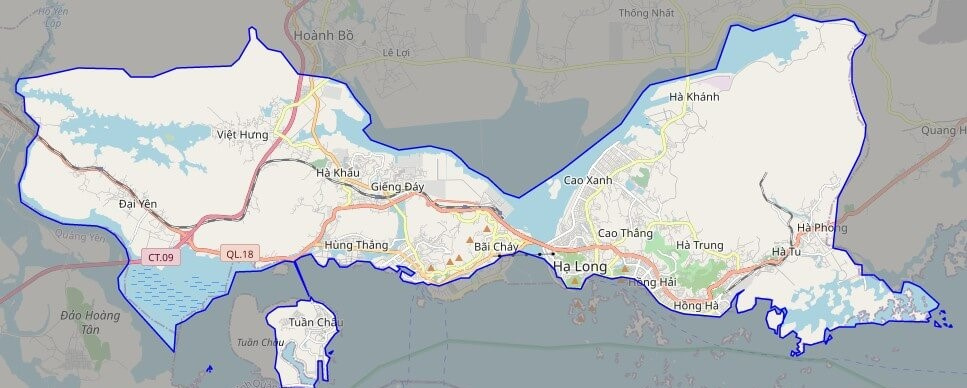 Bản đồ Vuaboss hoatdong thành phố Hạ Long