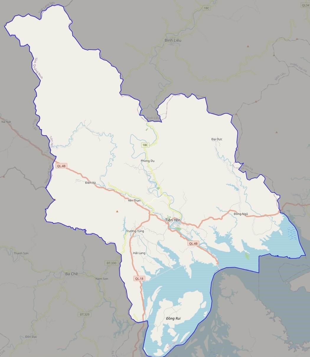 Bản đồ Vuaboss hoatdong huyện Tiên Yên