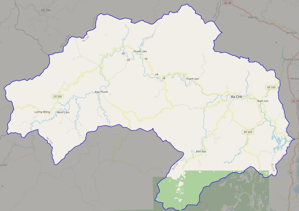 Bản đồ Vuaboss hoatdong huyện Ba Chẽ