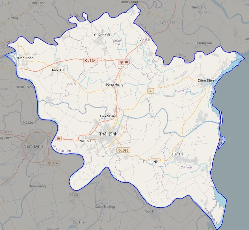 Bản đồ Vuaboss hoatdong tỉnh Thái Bình