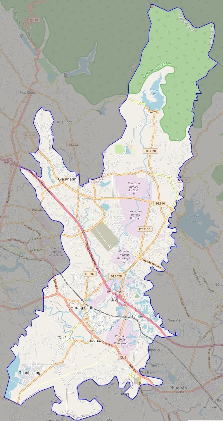 Bản đồ Vuaboss hoatdong huyện Bình Xuyên