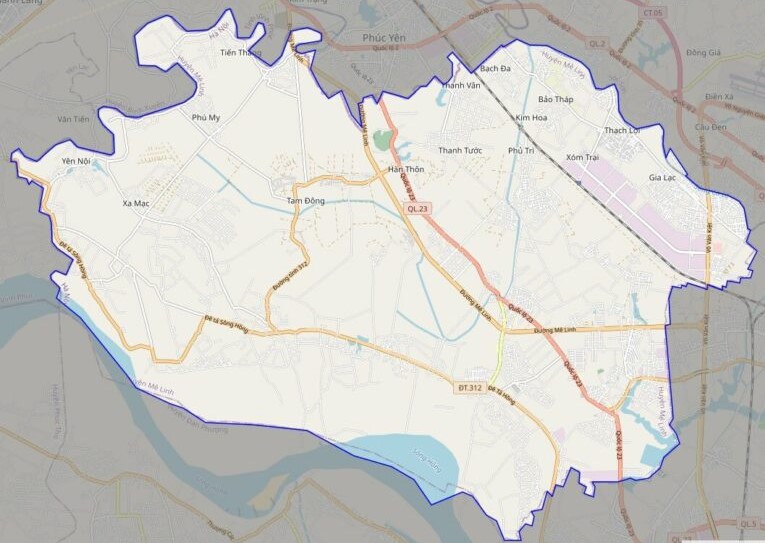 bản đồ Vuaboss hoatdong huyện Mê Linh