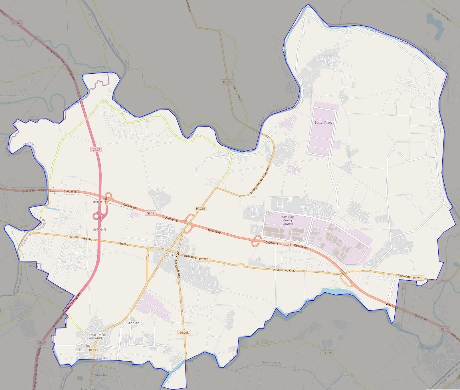 Bản đồ Vuaboss hoatdong huyện Yên Phong