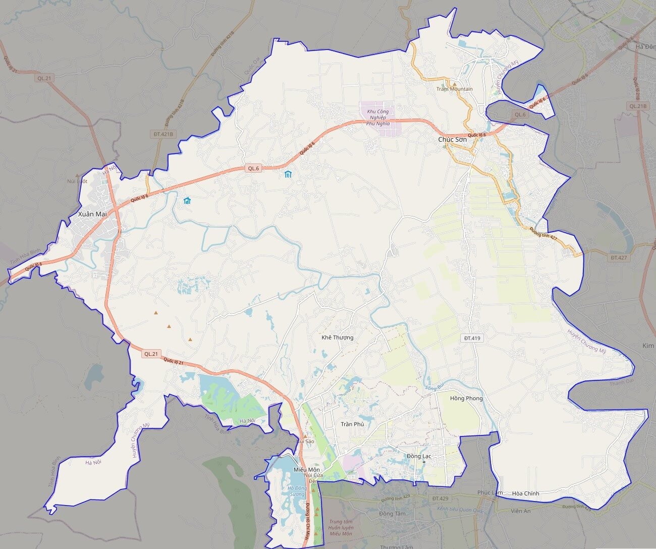 Bản đồ Vuaboss hoatdong huyện Chương Mỹ