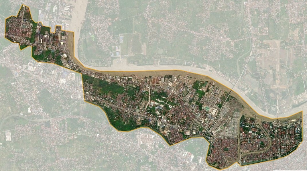 Bản đồ vệ tinh huyện Hồng Bàng