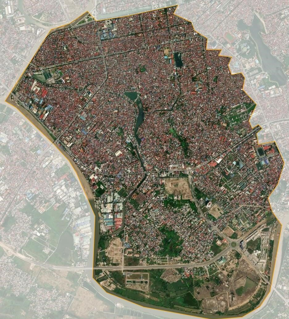 Bản đồ vệ tinh quận Lê Chân