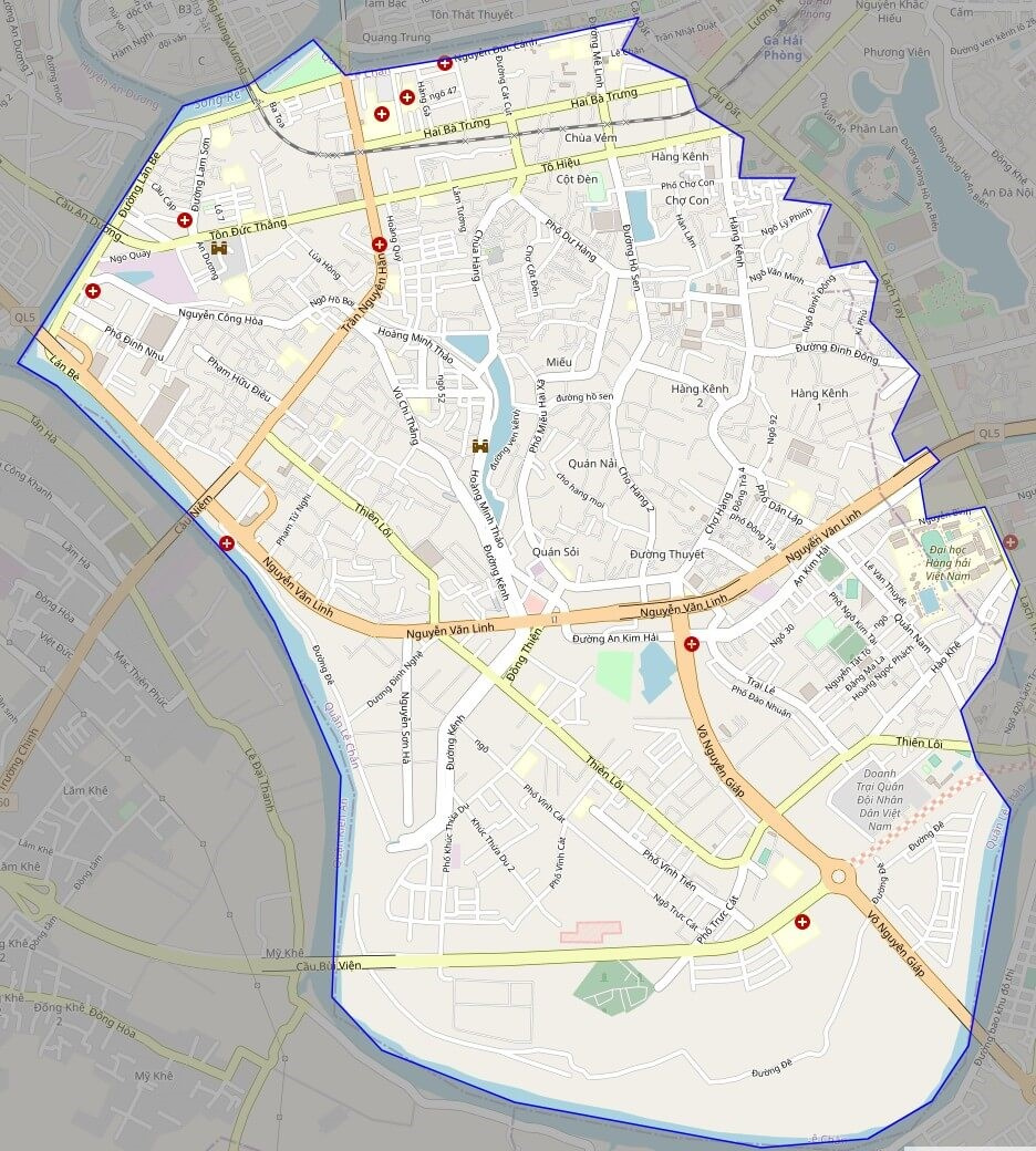 Bản đồ Vuaboss hoatdong quận Lê Chân