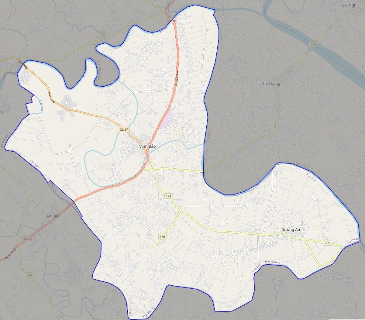 Bản đồ Vuaboss hoatdong huyện Vĩnh Bảo