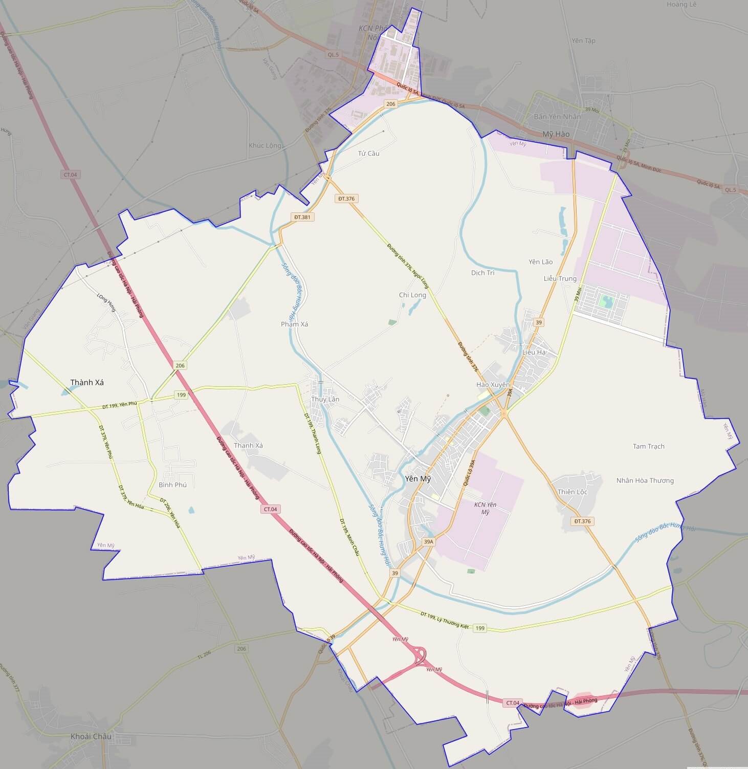 Bản đồ Vuaboss hoatdong Huyện Yên Mỹ