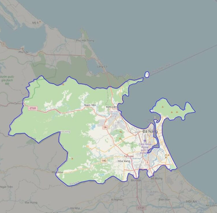 Bản đồ Vuaboss hoatdong Thành phố Đà Nẵng