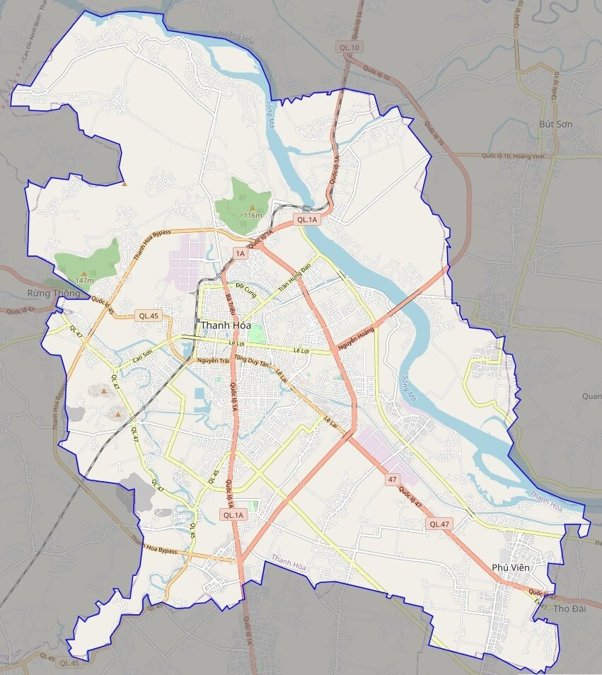 Bản đồ Vuaboss hoatdong thành phố Thanh Hóa