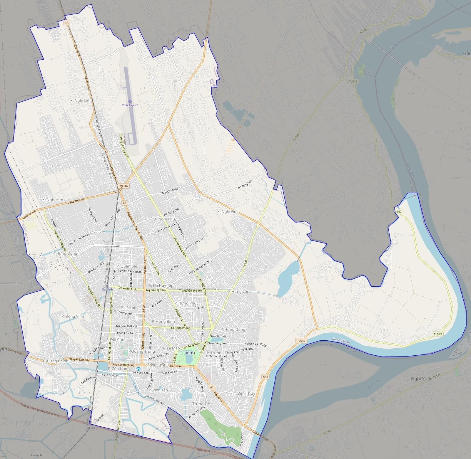 Bản đồ Vuaboss hoatdong thành phố Vinh