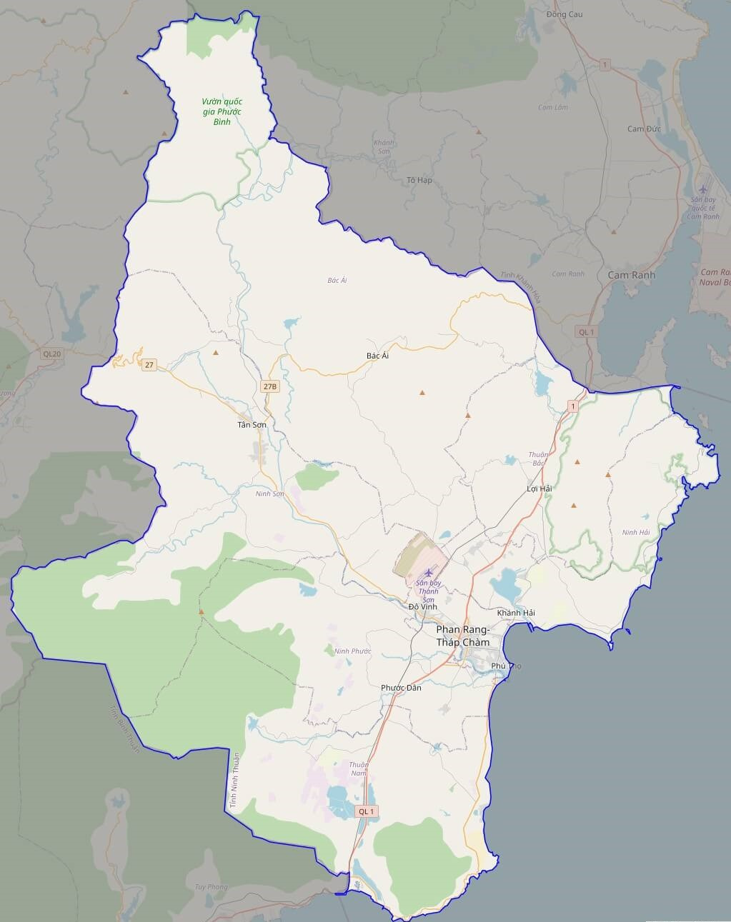 Bản đồ Vuaboss hoatdong tỉnh Ninh Thuận