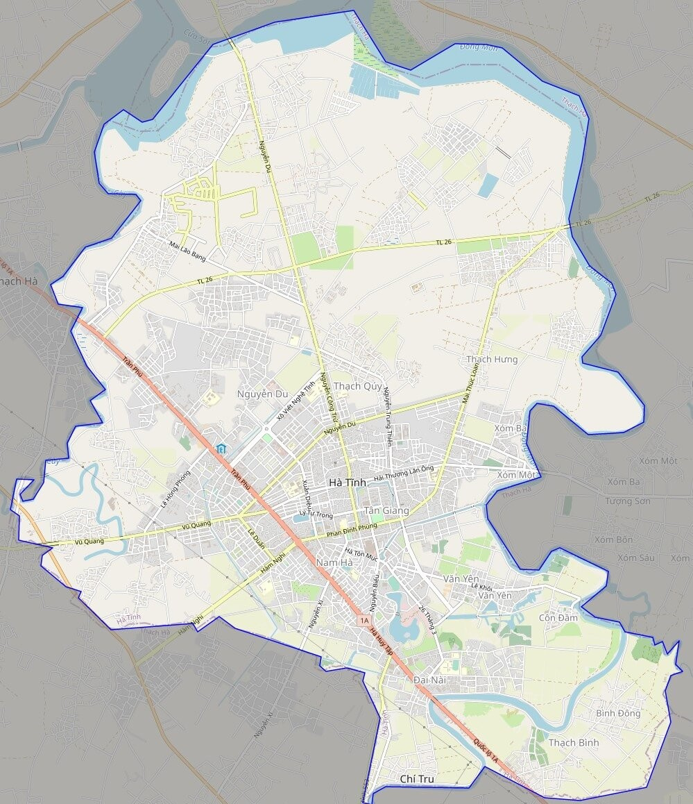 Bản đồ Vuaboss hoatdong thành phố Hà Tĩnh