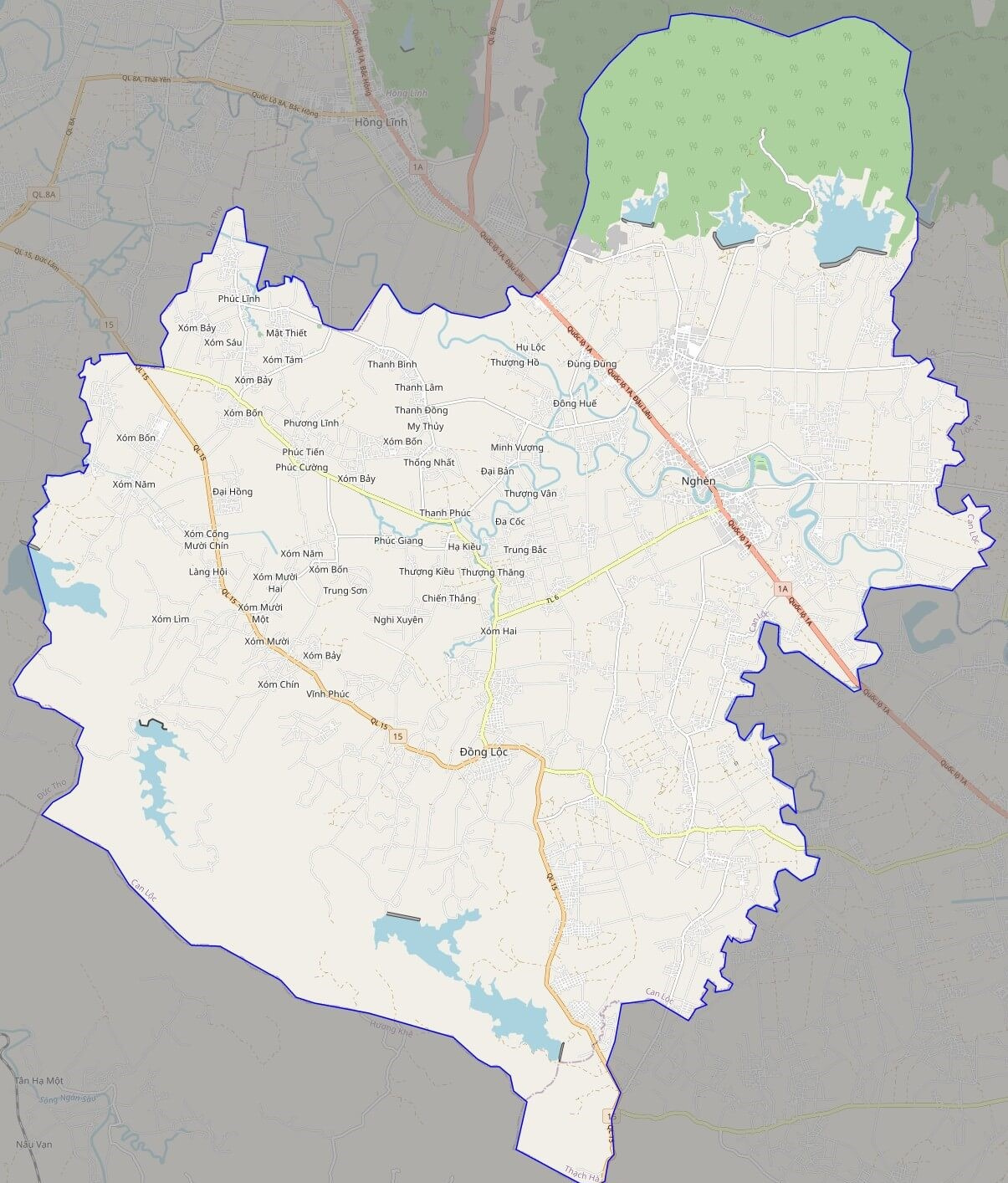 Bản đồ Vuaboss hoatdong huyện Can Lộc