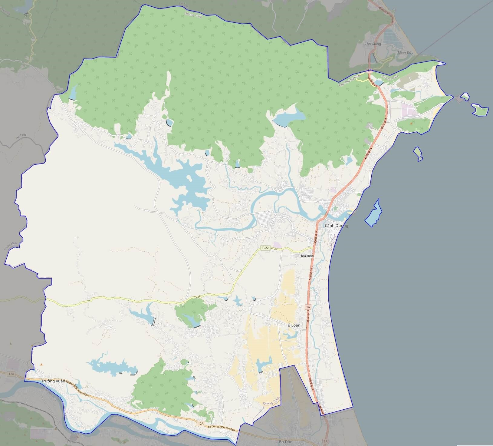 Bản đồ Vuaboss hoatdong huyện Quảng Trạch