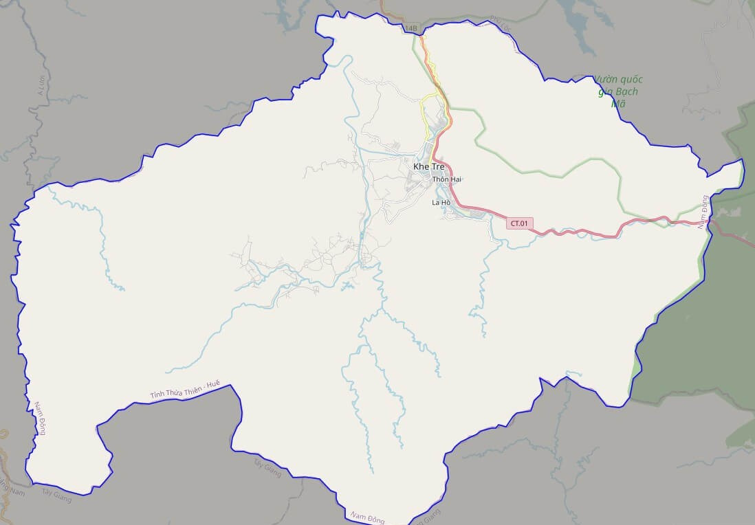 Bản đồ Vuaboss hoatdong huyện Nam Đông
