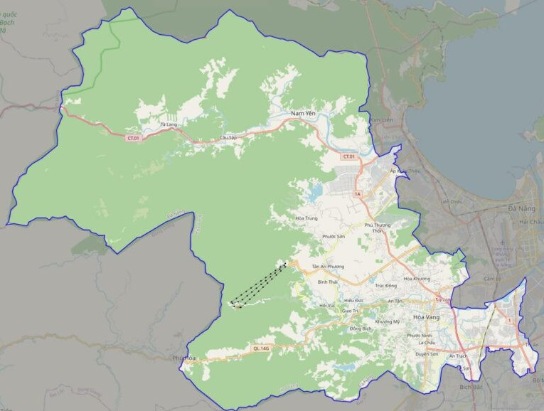 Bản đồ Vuaboss hoatdong huyện Hòa Vang