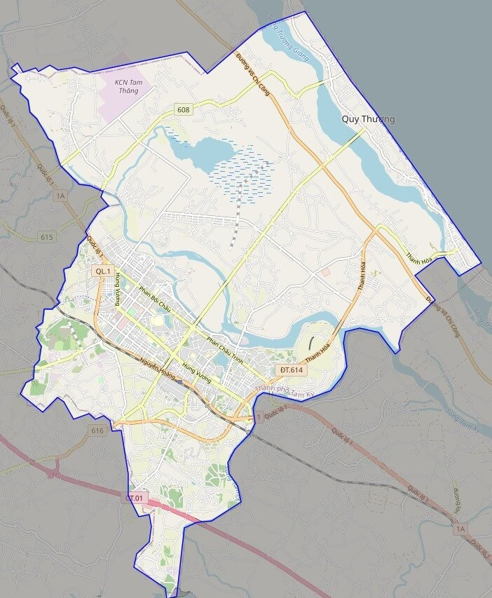 Bản đồ Vuaboss hoatdong Thành phố Tam Kỳ