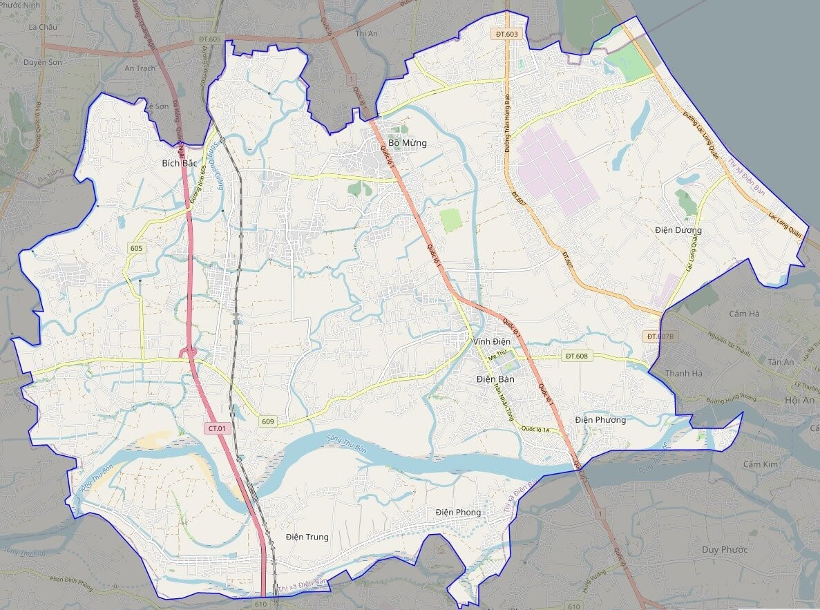 Bản đồ Vuaboss hoatdong thị xã Diện Bàn