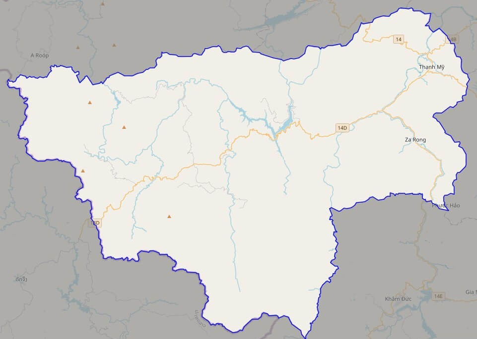 Bản đồ Vuaboss hoatdong huyện Nam Giang