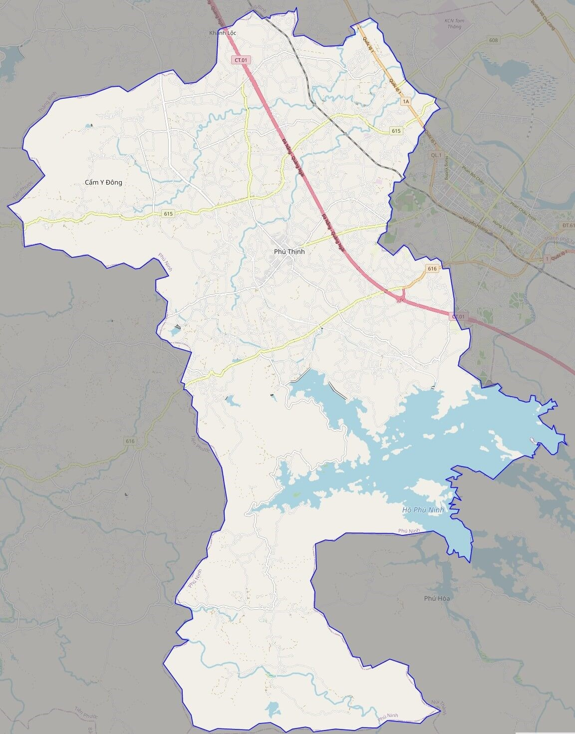 Bản đồ Vuaboss hoatdong huyện Phú Ninh