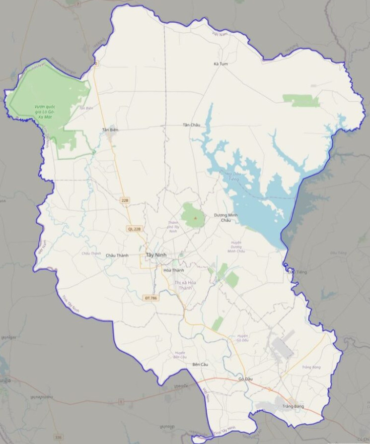 Bản đồ Vuaboss hoatdong Tỉnh Tây Ninh