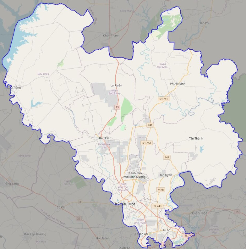 Bản đồ Vuaboss hoatdong Tỉnh Bình Dương