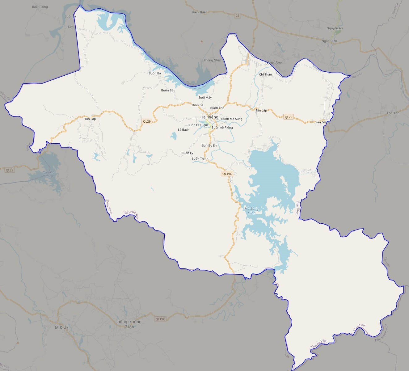 Bản đồ Vuaboss hoatdong huyện Sông Hinh