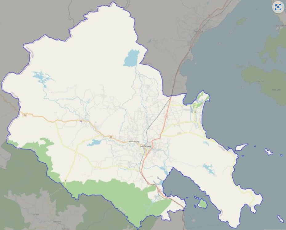 Bản đồ Vuaboss hoatdong Thị xã Ninh Hòa