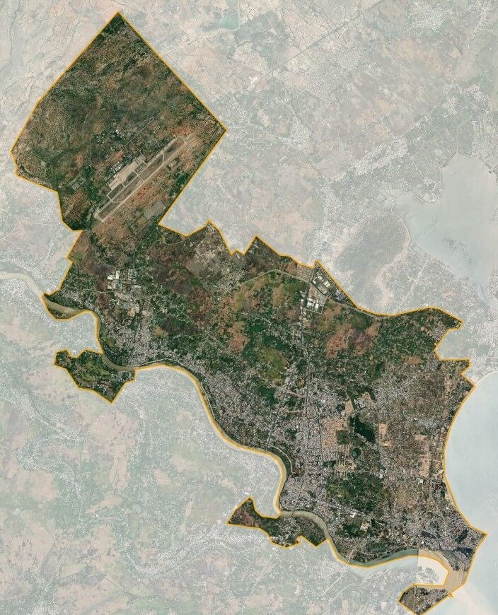 Bản đồ vệ tinh Thành phố Phan Rang Tháp Chàm