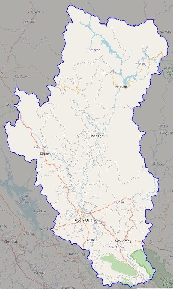 Bản đồ Vuaboss hoatdong tỉnh Tuyên Quang