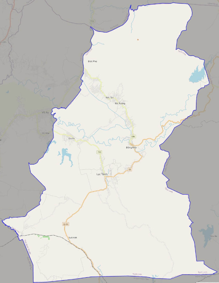 Bản đồ Vuaboss hoatdong huyện Tánh Linh
