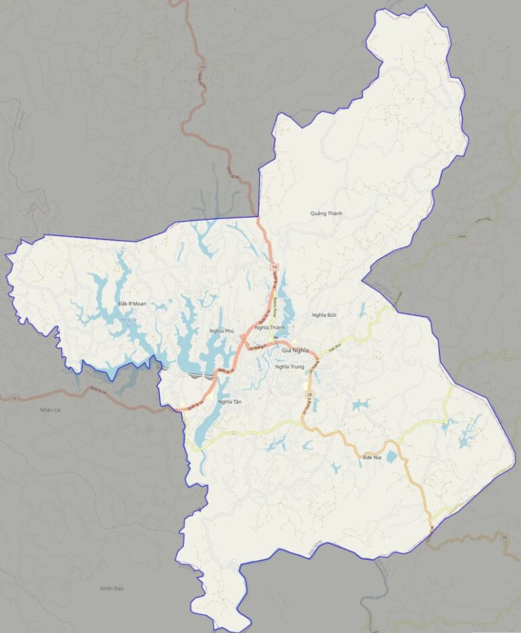 Bản đồ Vuaboss hoatdong Thành phố Gia Nghĩa