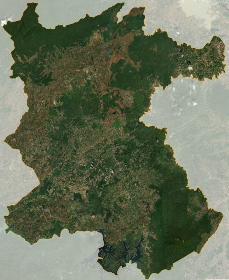 Bản đồ vệ tinh huyện Đăk Glong