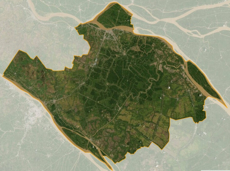 Bản đồ vệ tinh Tỉnh Vĩnh Long