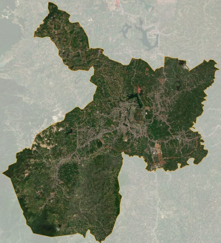 Bản đồ vệ tinh Thành phố Bảo Lộc