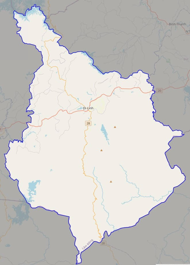 Bản đồ Vuaboss hoatdong huyện Di Linh