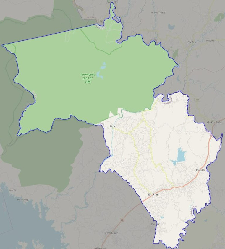 Bản đồ Vuaboss hoatdong huyện Tân Phú