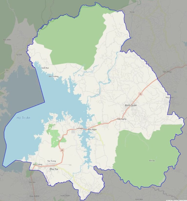 Bản đồ Vuaboss hoatdong huyện Định Quán