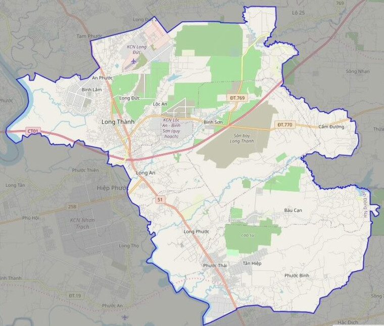 Bản đồ Vuaboss hoatdong huyện Long Thành