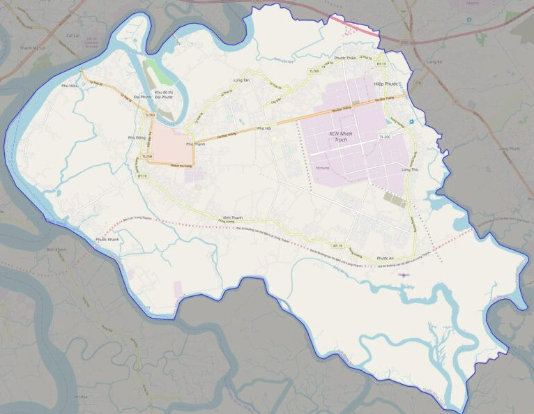 Bản đồ Vuaboss hoatdong huyện Nhơn Trạch