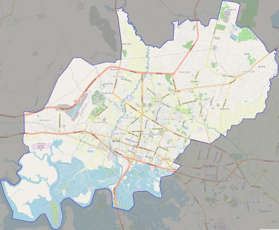 bản đồ Vuaboss hoatdong thành phố Bà Rịa