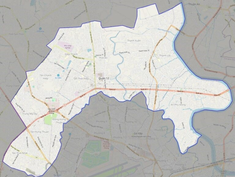 bản đồ Vuaboss hoatdong quận 12